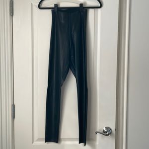 Commando Perfect Control Faux Leather Legging in Black